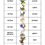 Tierlaute: los sonidos de los animales más comunes en alemán.