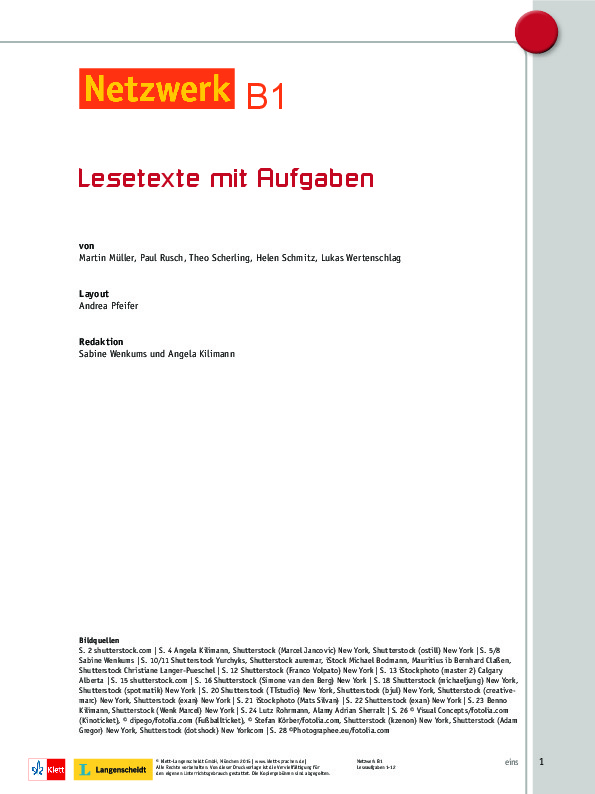 Ladrillo tiburón radioactividad Amplia colección de textos alemanes de nivel B1 con ejercicios -  listasdealeman.com