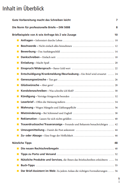 35 páginas con modelos de carta en alemán para las más 